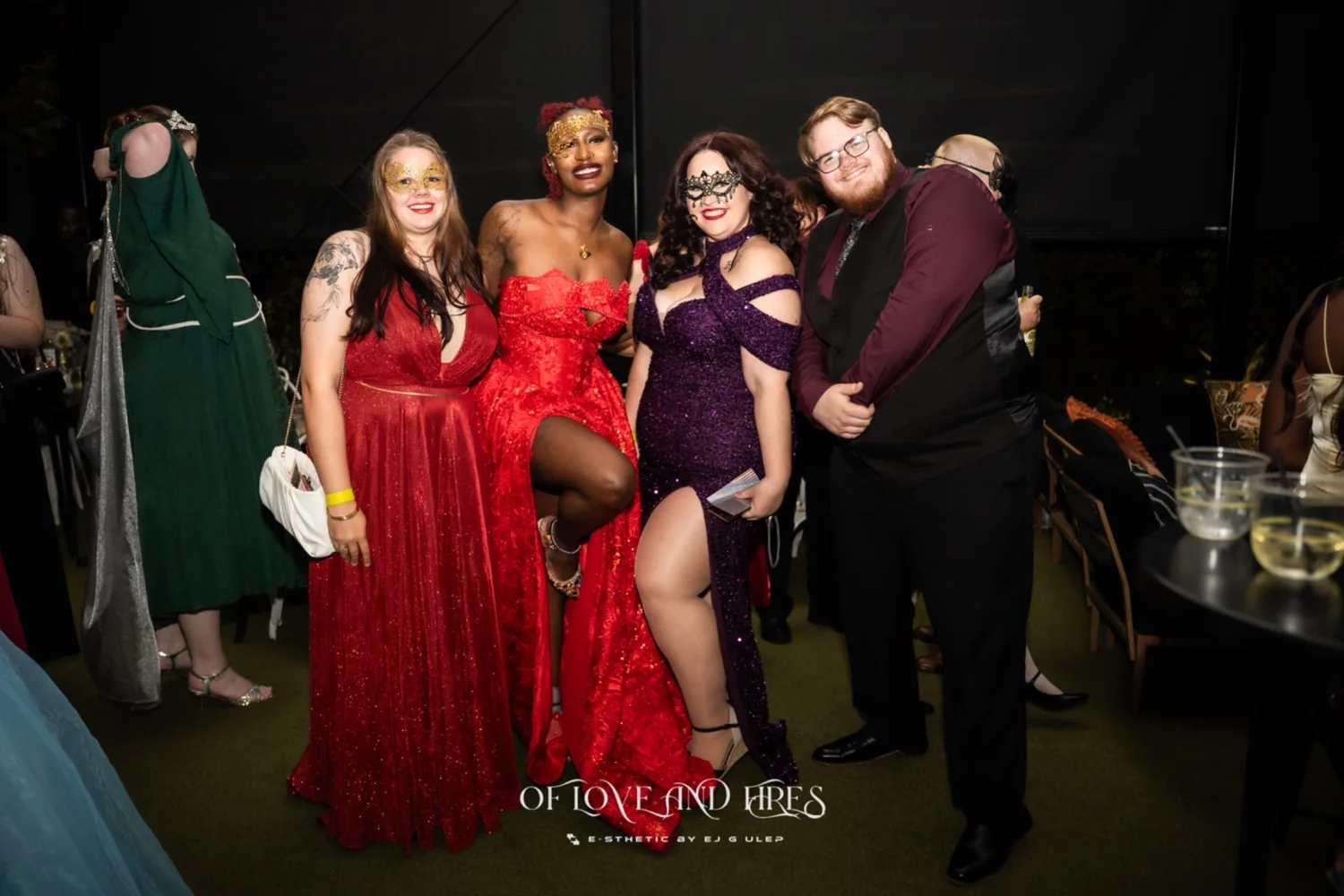Guests at the 2025 masquerade