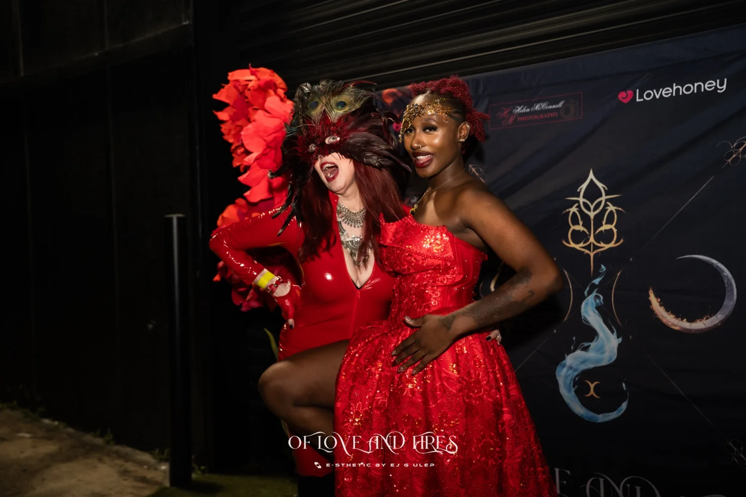 Masked guests at the 2025 masquerade